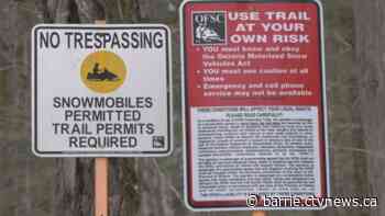 Snowmobile season hit hard with limited trail access in Simcoe County, Muskoka