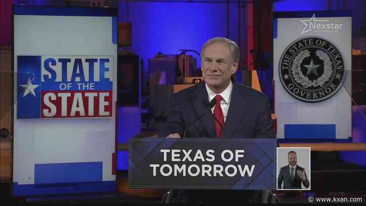 WATCH: Full State of the State as Abbott announces 7 'emergency priorities'