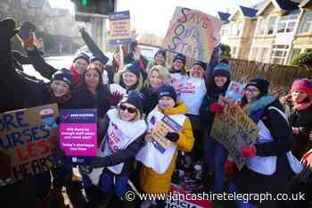 Strike action taking place at Lancashire Teaching Hospitals