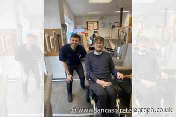 Burnley stroke survivor has powerchair donated to help recovery
