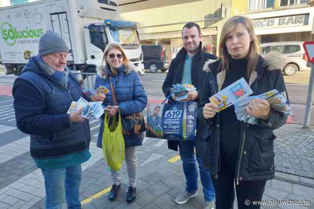 Vlaams Belang staat met Valentijnboodschappen op de markt
