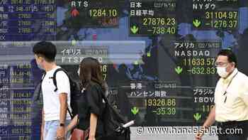 Nikkei, Topix & Co: Asiatische Börsen fallen wegen Zinssorgen auf Monatstief