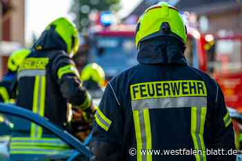 Akkubrand: Feuerwehr Bruchmühlen rückt aus