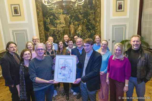 Willy De Praeter gehuldigd voor zijn werk als voorzitter Ronsese handelaars