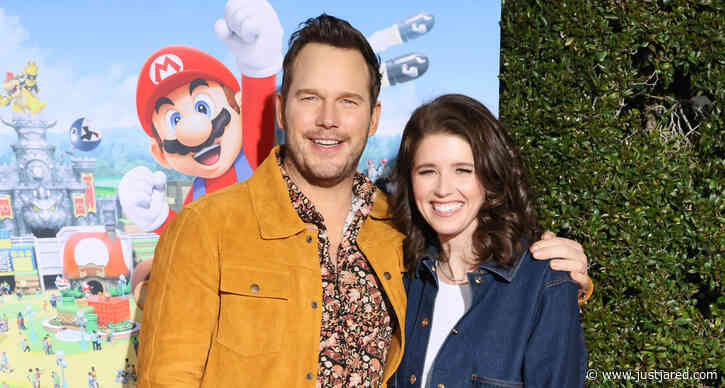 Chris Pratt & Wife Katherine Schwarzenegger Make Rare Red Carpet Appearance for Super Nintendo World Opening