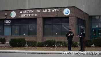 Support staff at Toronto high school day after teen shot in parking lot