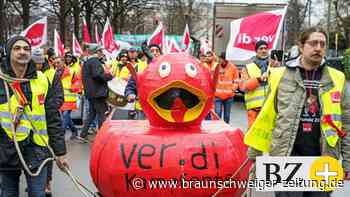 Warnstreik in Wolfsburg am 21. Februar