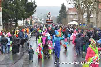 Karneval Willebadessen: nur eine Runde beim Umzug am „Rosensonntag“