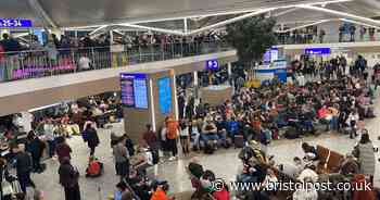 Live: Bristol Airport chaos as flights cancelled and delayed