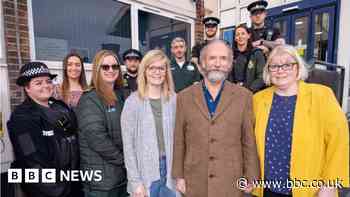 Harlow runner meets emergency services who saved his life
