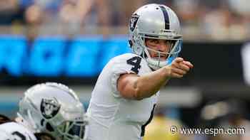 Sources: Ex-Raiders QB Carr will visit with Jets
