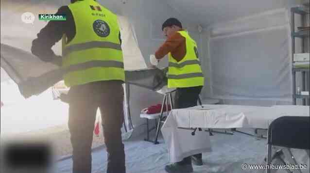 Hasseltse huisarts en spoedverpleger uit Hechtel-Eksel aan het werk in veldhospitaal B-FAST