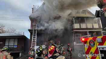 Firefighters rescue 3 people from destructive fire in east Hamilton