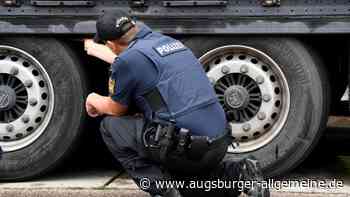 Eklatante Verstöße: Polizei stoppt mehrere Lkw-Fahrer bei Kontrolle auf A8