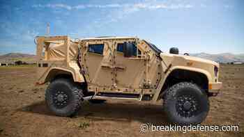 Army says it’s saving money with JLTV recompete, expects new test vehicles within 18 months