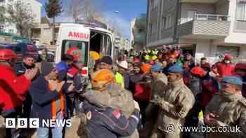 Turkey earthquake: Women pulled alive from quake debris nine days on
