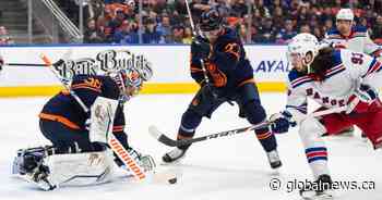 Edmonton Oilers can’t hold lead against New York Rangers