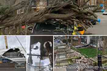 How Storm Eunice shook south east London as Storm Otto batters UK