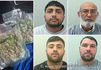 Four jailed after £400k class A and class B drug discovered