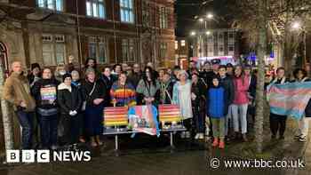 Swindon vigil held for Brianna Ghey in support of transgender community