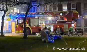 Huge fire in London tower block sees residents evacuated and 'avoid area' warning