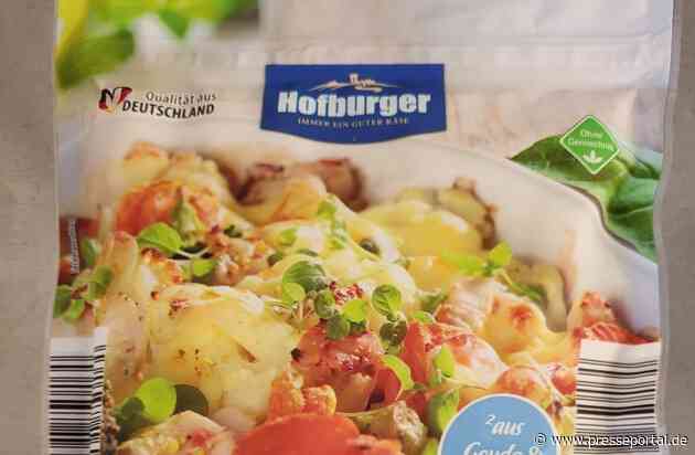 WICHTIGE KUNDENINFORMATION "Hofburger" Gratinkäse leicht, 250g / Die Milchwerke Oberfranken West eG informiert über einen Rückruf des Lebensmittels "Hofburger" Gratinkäse leicht, 250g