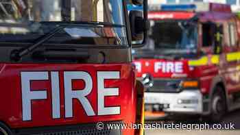 Fire crew makes dangerous structure safe in Burnley