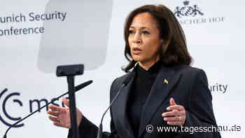 US-Vize Harris auf Sicherheitskonferenz: "Putin ist gescheitert"