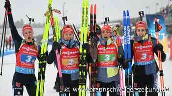 Staffel: Silber für DSV-Frauen - Enttäuschung bei den Männern