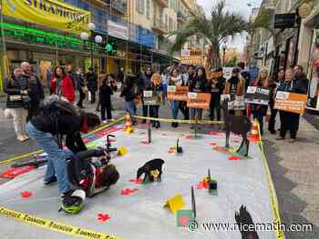 Mais pourquoi y avait-il une fausse scène de crime ce samedi après-midi dans le centre-ville de Nice?