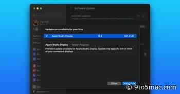 Apple Studio Display firmware update available to macOS Ventura 13.3 beta testers