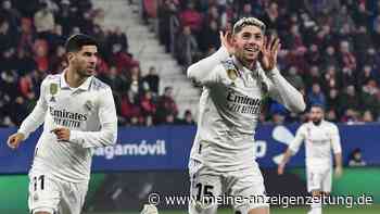 Real verkürzt Rückstand auf Barcelona durch Sieg bei Osasuna