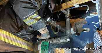 No one injured in Friday night fire at Bartlett residence