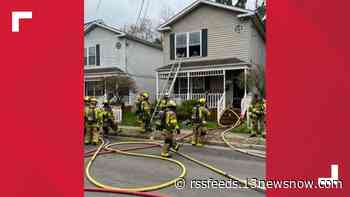 Several displaced, cat rescued in Norfolk house fire