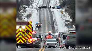 One person airlifted to hospital after crash in Mono