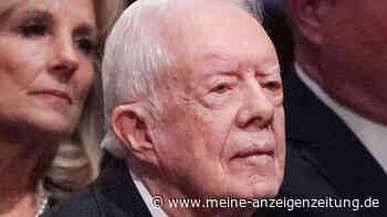 Jimmy Carter schwer krank - US-Präsident bricht medizinische Behandlung ab