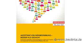 Verbraucherzentrale Rheinland-Pfalz: „Akzeptanz von Wärmedämmung besser als gedacht“
