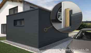 Neues abP für Garagenwand F30-B mit nicht brennbarer Außenwandbekleidung von James Hardie