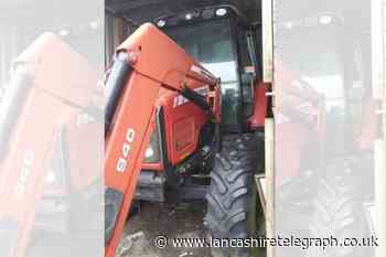 Police in Rossendale recover stolen tractor from farm