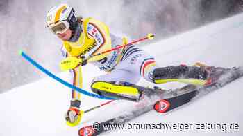 Skirennfahrer Straßer zur Slalom-Halbzeit Vierter