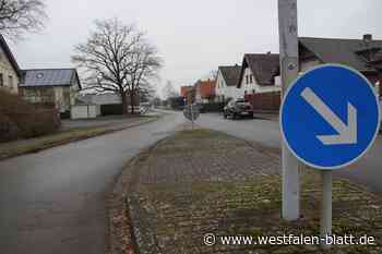 Die Gohfelder Straße in Löhne wird ausgebaut
