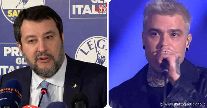 Matteo Salvini attacca Fedez dopo le parole del rapper su Mario Giordano: “Gente che invoca la libertà e poi insulta”