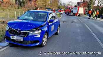 Heftiger Crash in Ohof – zwei Autos Schrott