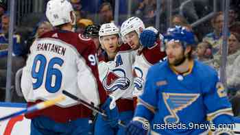 Byram scores twice to help Avalanche beat Blues 4-1