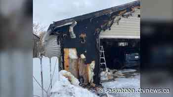 Saskatoon fire investigator says smoldering smoking material caused $12,000 garage blaze