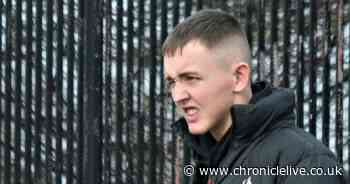 Gateshead thug armed with knife punched and kicked man before attacking two officers