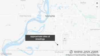 1 dead, 10 injured in two Memphis shootings believed to be connected, police say. The killer is still at large