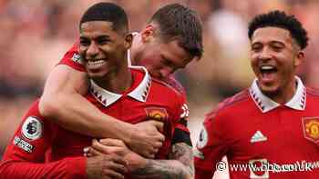 Man Utd 3-0 Leicester: Marcus Rashford and Jadon Sancho score as Red Devils win