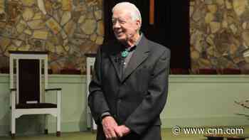 Jimmy Carter's church asks for comfort for his family as the former president enters hospice care