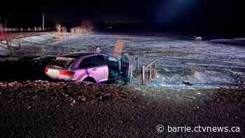 Four people sent to hospital following Tay Township crash